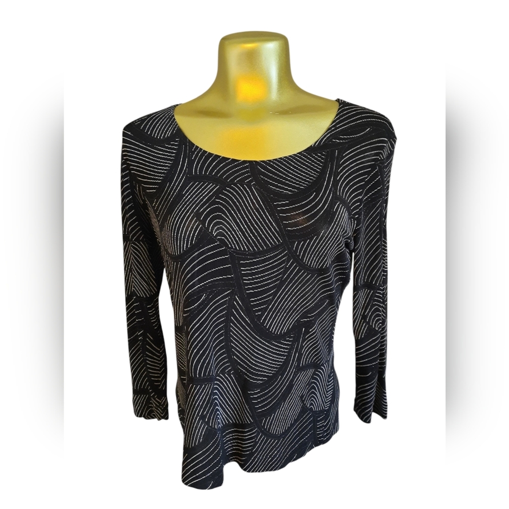 Conrad C‎ concept S see though holiday sparkle shirt